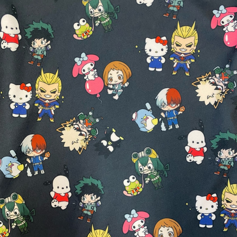 My Hero Academia X Hello Kitty & Friends Kawaii Suspender Skirt 2X - Picture 3 of 4